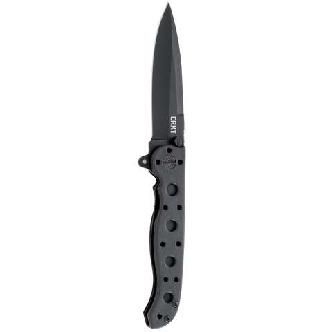 Columbia River CRKT M16-01KZ Carson Flipper Knife Black GRN Handle Spear Point