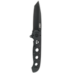 Columbia River CRKT M16-04KS Carson Flipper Knife Tanto Frame Lock Black Stainless Handle