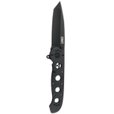 Columbia River CRKT M16-04KS Carson Flipper Knife Tanto Frame Lock Black Stainless Handle