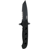 Columbia River CRKT M16-14SFG Carson Flipper Knife Special Forces Double Guard Veff Serrations Tanto