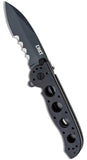 Columbia River CRKT M21-12G Kit Carson Flipper Knife Veff Serrations G10 Liner Lock