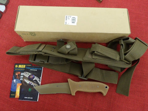Columbia River CRKT M60-14NKD SOTFB Tactical Recurve Tanto Knife Desert Tan AUS-8