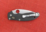 Spyderco C101GP Vintage Manix Hollow Ground Knife S30V USA Made
