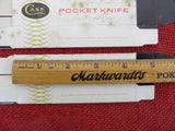 Case Knife 4 Boxes 4 3/8" ONLY Original Vintage Late 70's-80's Box