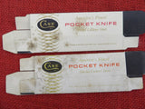 Case Knife 4 Boxes 4 3/8" ONLY Original Vintage Late 70's-80's Box