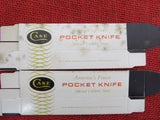 Case Knife 4 Boxes 4 3/8" ONLY Original Vintage Late 70's-80's Box