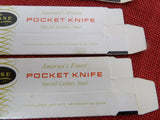 Case Knife 4 Boxes 4 3/8" ONLY Original Vintage Late 70's-80's Box