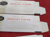 Case Knife 4 Boxes 4 3/8" ONLY Original Vintage Late 70's-80's Box