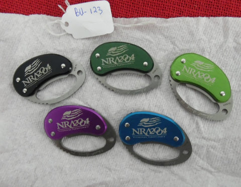 Buck 0759 759 Metro NRA 5 Knife Set Blue Green Purple Light Green Black  2004 Chuck Hand Signed