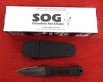 SOG Knife Mini Pentagon Tactical Fixed Blade Kydex Sheath