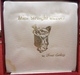 Frost Cutlery Knife Mini Straight Razor Set of 4 Japan Made 1980's in Display Case