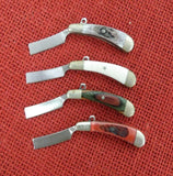 Frost Cutlery Knife Mini Straight Razor Set of 4 Japan Made 1980's in Display Case
