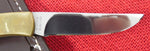 Gerber 6201 Folding Sportsman II Knife Brass/Wood Inserts USA Made 1980's UNUSED in BOX Lot#MK-35