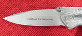 Gerber Fast Draw Knife RARE Dull Blade for Demo Only Clear Handle Lot#MK-36