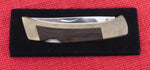 Gerber 6201 Folding Sportsman II Knife Brass/Wood Inserts USA 1970's Lot#MK-37