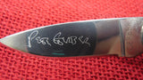 Gerber 6101 Folding Sportsman I Knife Pete Gerber Hand Signed RARE Lot#MK-39