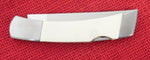 Gerber Folding Sportsman II Knife Scrimshaw Running Deer Buck Micarta Stainless  Lot#MK-43