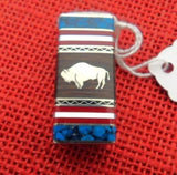 Buck Knife David Yellowhorse Buffalo Money Clip 1990 BU-666