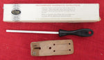 Case Moon Stick Ceramic Knife Sharpener IN BOX USA Made 1970's w/ Sheath