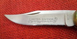 Buck 0110 110 Folding Hunter Knife 1986 Mopar Logo USA USED 110-30