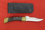 Buck 0110 110 Folding Hunter Knife 1986 Mopar Logo USA USED 110-30
