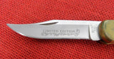 Buck 0110 110 Folding Hunter Knife 1986 Mopar Logo USA USED 110-30