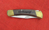 Buck 0110 110 Folding Hunter Knife 1986 Mopar Logo USA USED 110-30