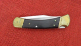 Buck 0110 110 Folding Hunter Knife 1986 Mopar Logo USA USED 110-30