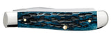 Case 51852 Mini Trapper Knife Mediterranean Blue Bone 6207 SS