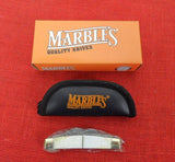 Marble's Knife MR125 Congress 4 Blade Cut Pearl Handle Carbon Blades Zipper Storage Pouch