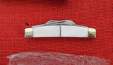 Marble's Knife MR125 Congress 4 Blade Cut Pearl Handle Carbon Blades Zipper Storage Pouch