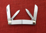 Marble's Knife MR125 Congress 4 Blade Cut Pearl Handle Carbon Blades Zipper Storage Pouch