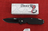 Ontario Knife OKC 9103 Dozier Strike Lockback Black Plain Blade G10 Handles  ON-2