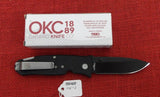 Ontario Knife OKC 9103 Dozier Strike Lockback Black Plain Blade G10 Handles  ON-2