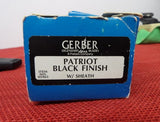 Gerber Knife 05965 Patriot Black Finish Blackie Collins Secure Lock Sheath