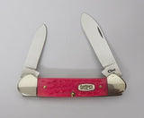 Case Knife Bubba Gum Lady Case Canoe USA 1998 Pink Jig Bone UNUSED