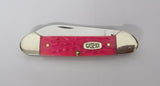 Case Knife Bubba Gum Lady Case Canoe USA 1998 Pink Jig Bone UNUSED