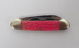 Case Knife Bubba Gum Lady Case Canoe USA 1998 Pink Jig Bone UNUSED