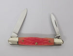Case Knife Bubba Gum Lady Case Dwight Eisenhower USA 1999 Pink Jig Bone UNUSED