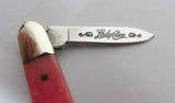 Case Knife Bubba Gum Lady Case Dwight Eisenhower USA 1999 Pink Jig Bone UNUSED