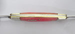 Case Knife Bubba Gum Lady Case Dwight Eisenhower USA 1999 Pink Jig Bone UNUSED
