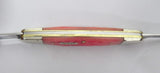 Case Knife Bubba Gum Lady Case Dwight Eisenhower USA 1999 Pink Jig Bone UNUSED