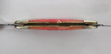 Case Knife Bubba Gum Lady Case Dwight Eisenhower USA 1999 Pink Jig Bone UNUSED
