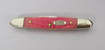 Case Knife Bubba Gum Lady Case Dwight Eisenhower USA 1999 Pink Jig Bone UNUSED