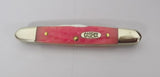 Case Knife Bubba Gum Lady Case Dwight Eisenhower USA 1999 Pink Jig Bone UNUSED
