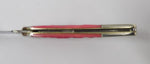 Case Knife Bubba Gum Lady Case Tiny Toothpick USA 1997 Pink Jig Bone UNUSED