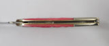 Case Knife Bubba Gum Lady Case Tiny Toothpick USA 1997 Pink Jig Bone UNUSED