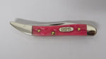 Case Knife Bubba Gum Lady Case Tiny Toothpick USA 1997 Pink Jig Bone UNUSED