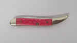 Case Knife Bubba Gum Lady Case Tiny Toothpick USA 1997 Pink Jig Bone UNUSED