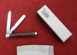 Schatt & Morgan Queen Steel Doctor Knife 2000 NKCA Club Spatula Smooth Brown Bone